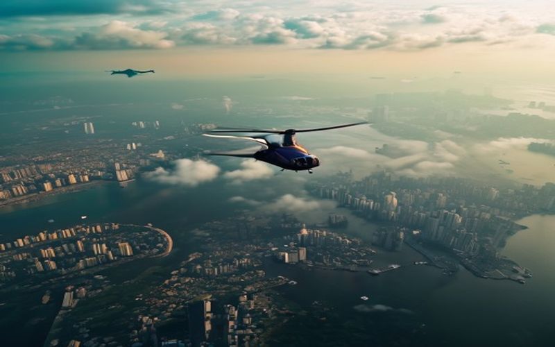 Вертолет над Рио